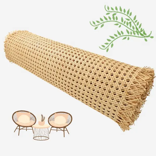 natural rattan cane webbing roll