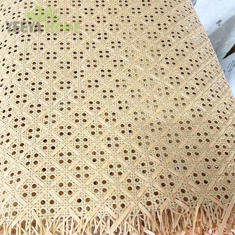 mixed weave plastic rattan webbing